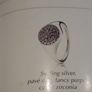 New genuine pandora purple pave ring Image 6