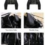 Brand new black leather jacket, size 10 Image 4