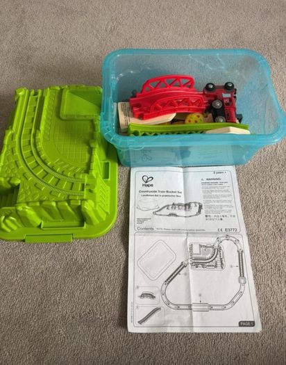 Hape Countryside Train Bucket Set
