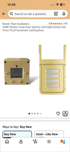 Titan Chicken Coup Door and Cube Timer