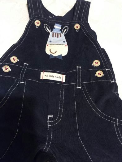Dunnes Baby Boy Dungarees, size 3-6 months