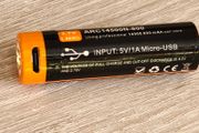 New AA Li-ion Micro-USB Port Rechargeable Battery 3.7V 800mAh
