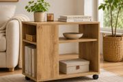 Side Table With Wheels