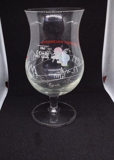 Brasserie D'Achouffe : Tulip Shaped Belgian Beer Glass