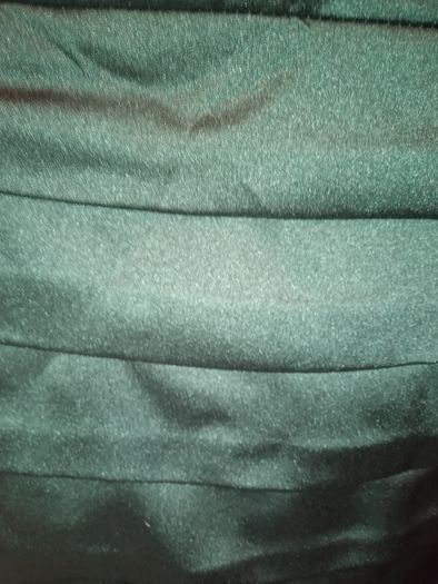 Coast pleated dress, dark green 12 UK