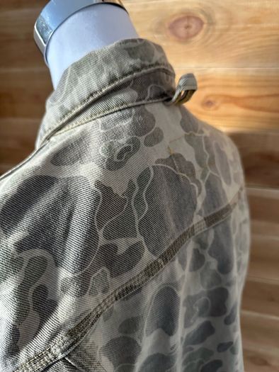 denim jacket Carhartt Camo Duck Helston men women unisex BNWT