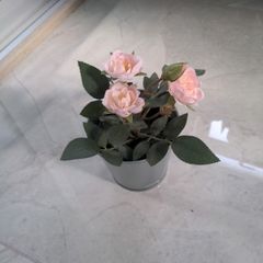IKEA fake flowers and pot
