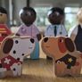 Little Town Wooden Career / Jobs Figurines and Pets Image 2