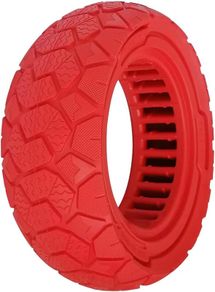 Solid Rubber Tyre 9x3.0-5.5 for Kukirin G2 Pro (Red)