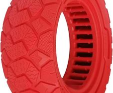 Solid Rubber Tyre 9x3.0-5.5 for Kukirin G2 Pro (Red)