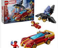 Lego Marvel Iron Man and Panther vs. Red Hulk