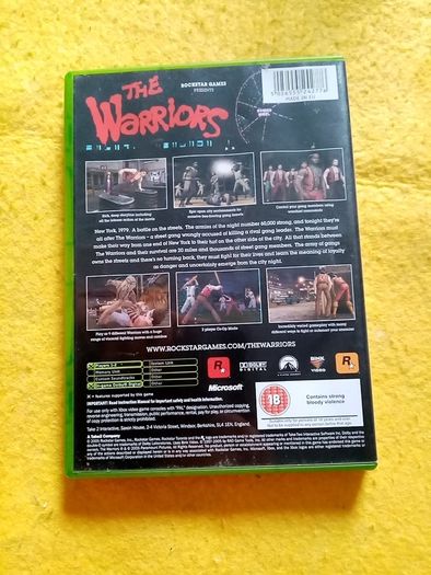 The Warriors Xbox Original Games Original Pal version