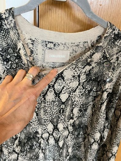 Zadig Voltaire cashmere jumper. Size XS gif uk 10 .