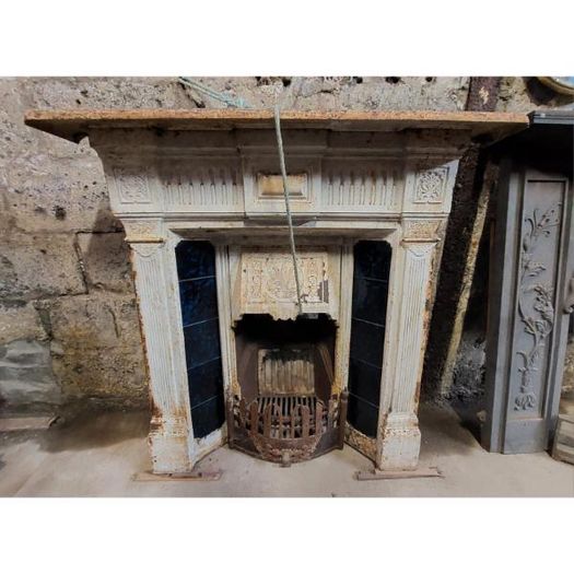 Fireplace Blue Tiles KAS318