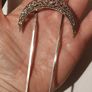 Sterling Silver and Marquesites Hair Pin Image 6