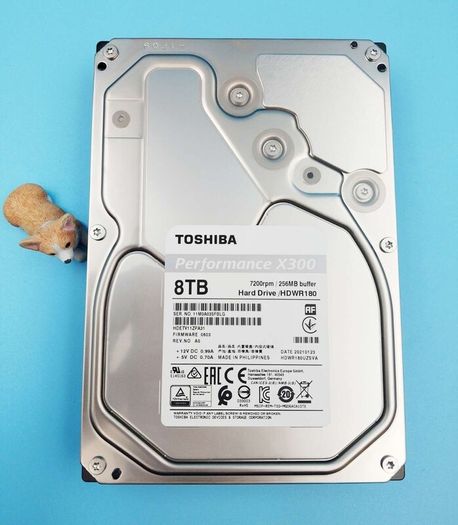 Like New Toshiba 8TB Hard Drive (Model X300) 7200rpm