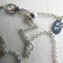 Vintage Silver Plated Pendant Necklace length 20" - 6,0g Image 5