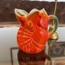 20th Century Retro Orange Lobster Design Mini Jug Creamer Souvenir from Blackpool 1960s Image 10
