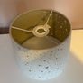 Linen fabric Light grey ceiling shade Image 2