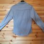 FLY GUY SHIRT Size Small Denim Look Blue Retro Slim Fit Image 2