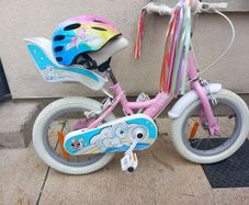 Kids unicorn bike size 14 inch wheels