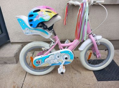 Kids unicorn bike size 14 inch wheels