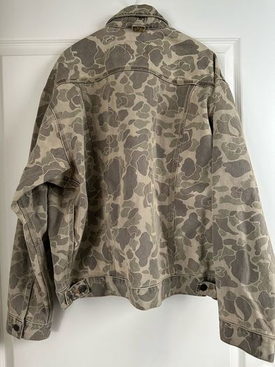 denim jacket Carhartt Camo Duck Helston men women unisex BNWT