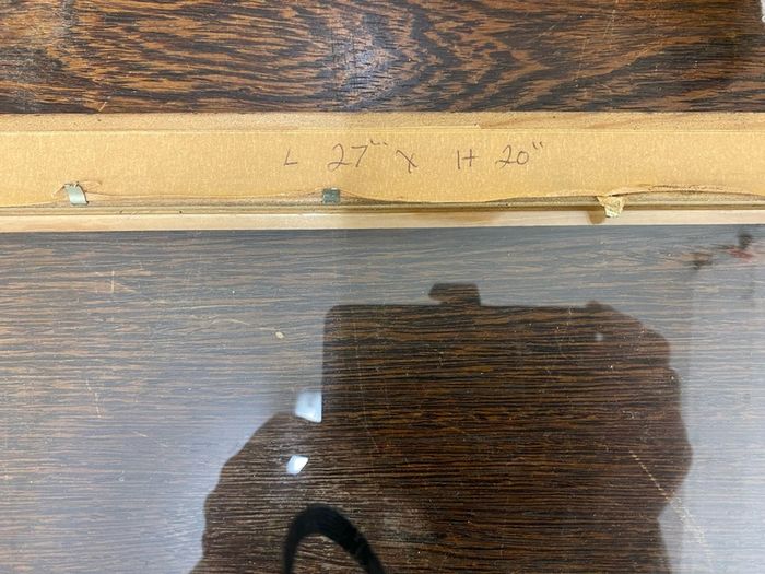picture frame glazed l27 x h20 " inches inner