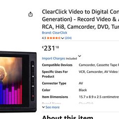 ClearClick Video to Digital Converter 3.0