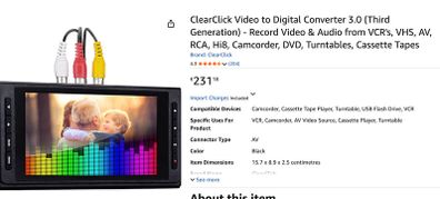 ClearClick Video to Digital Converter 3.0