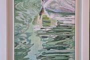 Echos of the Swan | oil painting | Framed