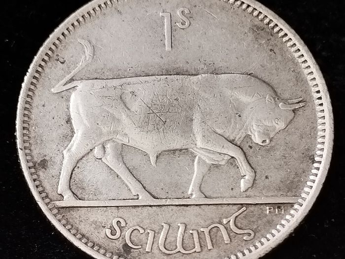Ireland - 1928 - Shilling - Silver - KM.6 - [508]