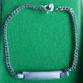 Vintage 925 Sterling Silver Identity Bracelet length 7" - 3,9g Image 3