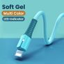 Silicone Fast Charging Cable For iPhone X 11 12 Max 13 Pro Mini Long USB Charger Silicone Image 7