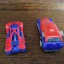 2 Hot Wheels Mattel Spiderman cars Image 3