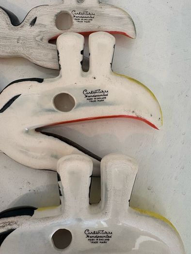 Original Carlton Ware Guinness Flying Toucan Wall Plaques X3