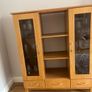 Solid Oak Display Unit and Coffee/Tv Table Image 3