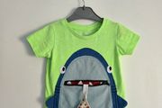 3-6m, Next Baby Boy Shark Zipper Mouth Interactive T-Shirt