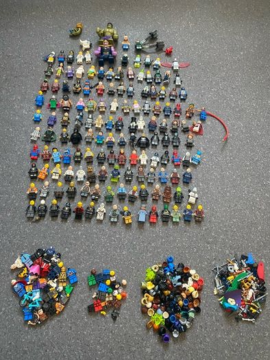 LEGO Mini Figures Star Wars Ninjago Marvel Superhero Spider Man Batman Hulk Iron Man Mickey Mouse
