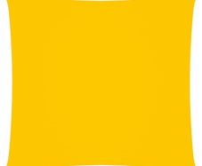Sunshade Sail Oxford Fabric Square 7x7 m Yellow