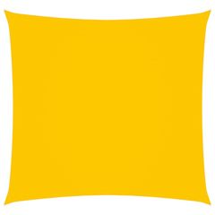 Sunshade Sail Oxford Fabric Square 7x7 m Yellow