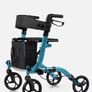 New can post Folding Aluminium Mobility Aid Rollator Walker with 4 Wheels Image 8