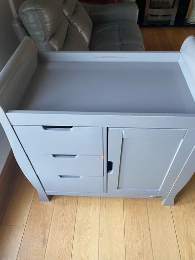 OBaby Stamford Changing Unit Warm Grey