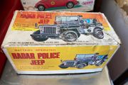 Jeep Radar Police  Tin Toy battery Operated by TN
