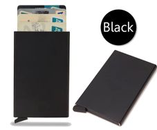 Rfid Credit Card Holder Men Thin Slim Mini Minimalist Wallets Luxury Metal Bank ID Cardholer Case Wallet for Men Carteras Choice