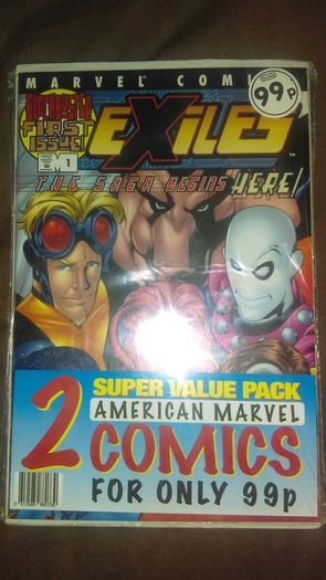 two marvel comics brand new