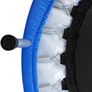 NEW SALE | Indoor Fitness Trampoline, Foldable, 102cm, Black and Blue Image 4