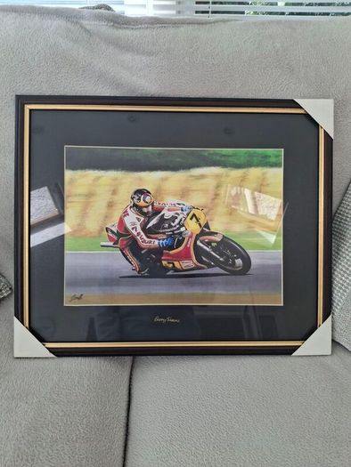 Barry Sheene framed print