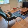 Green velvet Wingback chair Image 2