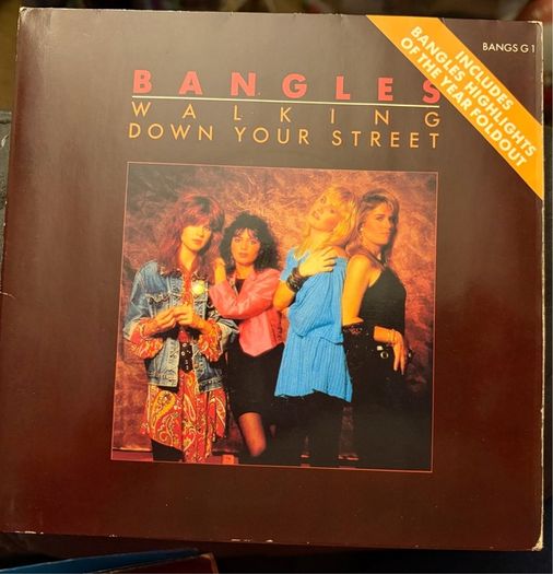 The Bangles Walking Down Your Street  BANGS G1 Special Fold Out Edition